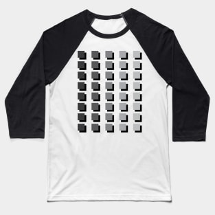 Gradient Grid Baseball T-Shirt